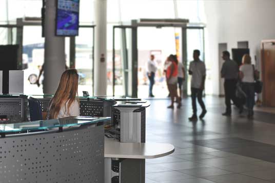 reception office